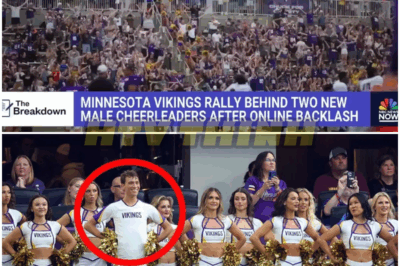 🐿️ Minnesota Vikings Rally Behind Two New Male Cheerleaders 💜🏈 After Explosive Online Backlash, The Team Stands Firm as Controversy Over Tradition, Gender, and Breaking Barriers Sets the NFL Ablaze With Debate 🔥