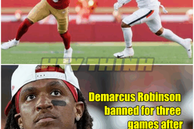 🐿️ NFL Star Demarcus Robinson BANNED 😱 Hit With 3-Game Suspension After Violating League’s Strict Dr*g Policy—Shocking Scandal Rocks Locker Rooms and Leaves Fans Stunned as Another Rising Talent Falls From Grace 🏈🔥
