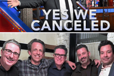 A Historic Moment in Late-Night TV: Rivals Unite on Colbert’s Stage After Shocking Cancellation!