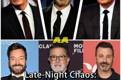 Late-Night Chaos: Fallon, Colbert, and Kimmel Locked in a Scandal-Fueled Battle for TV Supremacy