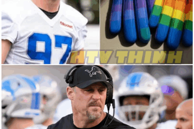 🌈🚫 “Rainbow Armbands OUT, Outrage IN: Lions Coach Dan Campbell BREAKS HIS SILENCE on NFL’s SHOCKING Pride Ban!”