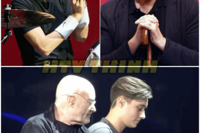 🐿️ Phil Collins MELTS Hearts Onstage 💔🔥 As He Watches Son Nic Collins Carry On His Legacy With a Powerful Drum Solo 🥁✨ — A Touching Father-Son Moment Amid Phil’s Health Struggles That Left Fans in Tears and Sparked an Unforgettable Night of Pure Music History 🤯🌙