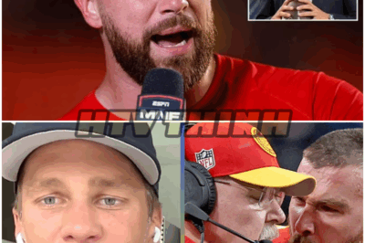 🔥 “Get Him Off the Mic!” — Travis Kelce Demands NFL Ban Tom Brady from Broadcasting After Explosive Referee Comments