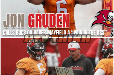 🔥 “Say It to My Face!” — Baker Mayfield FIRES BACK After Jon Gruden Calls Him a ‘Pain In The A**’ in Explosive War of Words 😤💥