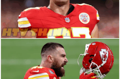 🛡️🏈 “Travis Kelce SACRIFICES BODY TO SAVE COACH! NFL Fans STUNNED by Heroic Sideline Tackle!”