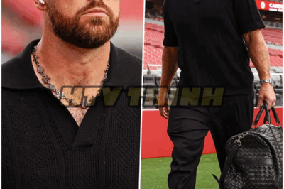 💸 Travis Kelce Drops $10K on Gameday Look — But Didn’t Even Step on the Field! Fans Roast: “Is This a Fashion Show or Football?” 😆🔥