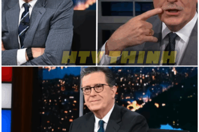 🕶️💣 “‘Terror in a Suit’: Colbert’s SHOCKING Final Broadcast Has CBS PANICKING — What Are They Hiding?”