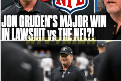 🐿️ Jon Gruden Scores a MASSIVE Courtroom Victory ⚖️ in His Explosive Lawsuit Against the NFL—But Is the League’s Iron Grip on Power Finally Slipping, or Is This Just the First Domino in a Billion-Dollar Scandal Ready to Explode?