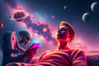 Unveiling the Cosmos: A Human’s ASMR Journey with an Alien Researcher and a Space Orc