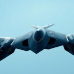 Unveiling the Future of Aviation: The Stealth Plane Adorned with Reflective Mirrors