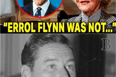 🎭 The Curtain Falls: Errol Flynn’s 85-Year-Old Widow Breaks Her Silence on a Scandal So Big, Even Hollywood Hid It