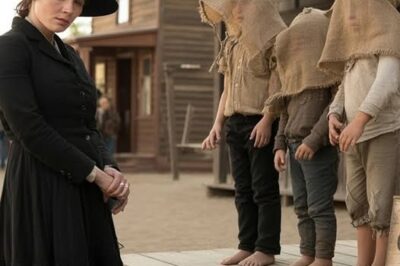 A lonely widow bought three orphans with sacks on their heads and took them away when one of them…