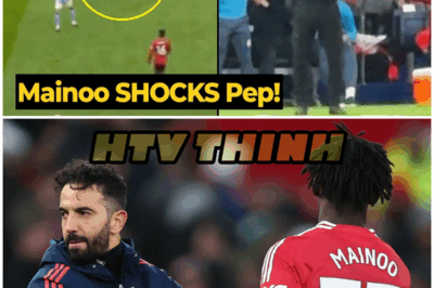 Kobbie Mainoo shocks Pep Guardiola with stunning skills, but why Amorim bench him against Man City? – HTT