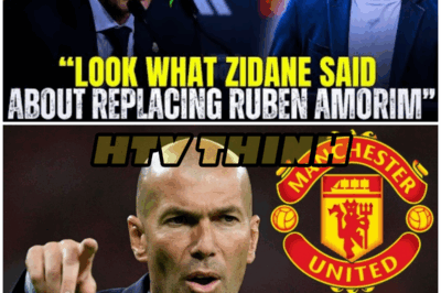 BREAKING ZIDANE SPEAKS OUT ABOUT JOINING MAN UNITED AMORIM ON HOT SEAT – HTT