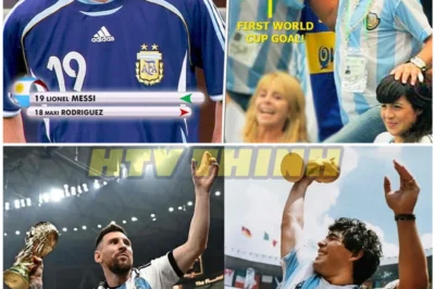 🚨🔥 Messi’s World Cup Debut: When the Young Genius Captivated Maradona and Changed History! 🌟⚽