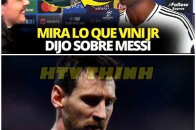 💥 “I Never Thought I’d Say This” – Vini Jr.’s Words About Messi Leave Everyone Speechless!