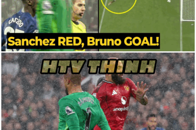 Robert Sanchez RED CARD vs Mbeumo, Bruno Fernandes scores goal against Chelsea – HTT