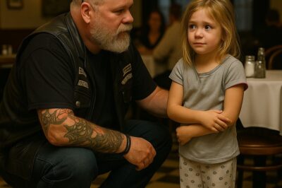 “Please Don’t Let Him Find Me”: Biker Discovers Abused Child in Restroom, and Her Secret Unleashes a Chain of Justice