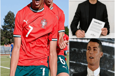 💥 Cristiano Jr. Joins Real Madrid Academy — Florentino Pérez Calls Him the Next CR7