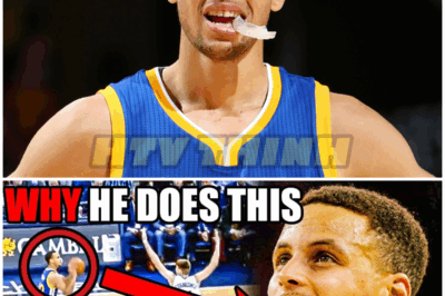 The Shocking Truth Behind Stephen Curry’s Mouthpiece Habit – Is This NBA Legend Chewing His Way to Greatness or Just Plain Crazy? – HTT