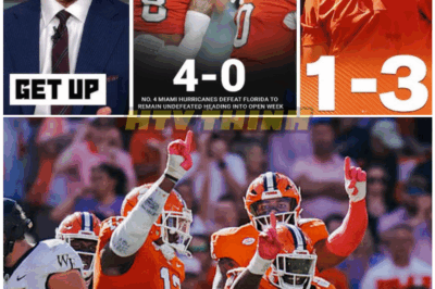 🦊 FINEBAUM DETONATES CFB WEEK 4: Miami a “True Contender” While Clemson Called the Biggest BUST in College Football” — What He Said LIVE Left Viewers STUNNED 😱🔥