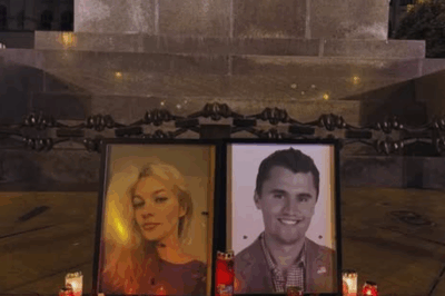 Memorial in Prague Honors Charlie Kirk and Iryna Zarutska, Drawing Global Attention