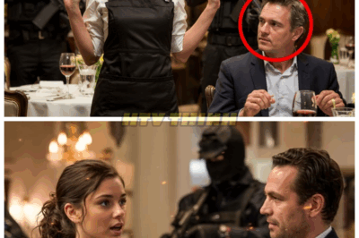 BILLIONAIRE WATCHES WAITRESS FACE ROBBERY WITH UNFLINCHING CALM — THEN HIS SHOCKING ACTION BREAKS THE INTERNET!🚨🤑 In the midst of danger, a waitress’s fearless poise grabs the attention of a billionaire — but what he does next turns this tense moment into a viral masterpiece of emotion and surprise. This story exposes the raw psychological strength behind calm under pressure and the billionaire’s stunning choice that challenges everything we think about heroism and privilege. Prepare for a rollercoaster of drama and inspiration!👇
