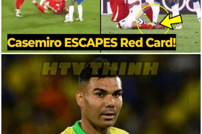 Casemiro’s Foot Stamp Fiasco: When Luck Outshines Fair Play – “Who Needs Red Cards Anyway?” – HTT