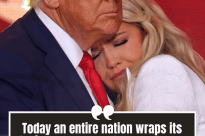 Emotional Embrace: Erika Kirk and President Trump Share a Heartfelt Moment at Charlie Kirk’s Memorial, Leaving Attendees in Tears