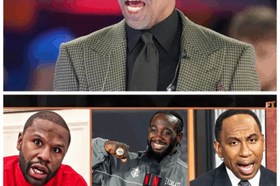 “Stephen A. Smith CHALLENGES Floyd Mayweather! ⚡🔥 ‘You’re Playing with Fire!’ He Confronts the Legend Over Calling Out Crawford After Canelo’s Win — Secrets, Rivalries, and a Battle for Respect That Could Destroy Everything 🚨🥊” — The explosive showdown exposes hidden truths and rivalries, suggesting a boxing war that might forever alter the sport’s landscape. “This is a disaster,” insiders warn of the chaos ahead. 👇