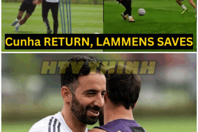 Amorim PUSHES Cunha to RETURN as Senne Lammens Crazy Saves in Training ahead of Man City game – HTT