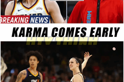 🐿️ WNBA DRAMA ERUPTS: Brittney Griner Gets INSTANT KARMA After Trying to Take Down Caitlin Clark 🏀🔥 — The Shocking On-Court Clash That Backfired Spectacularly, Sending Fans Into Frenzy and Reigniting the League’s Fiercest Rivalry 🤯