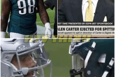 🐿️ NFL FIRESTORM: Furious Stephen A. Smith ‘DISGUSTED’ by Jalen Carter–Dak Prescott Spitting Controversy 😱🏈🔥 — ESPN Star’s Explosive Rant Erupts After Shocking Footage From Season Opener Sparks Outrage, Division, and One of the Ugliest Scandals the League Has Faced in Years 🤯💥
