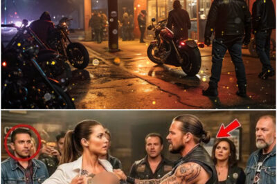 Biker Ripped the Waitress’s Shirt — What He Saw Froze the Whole Bar…
