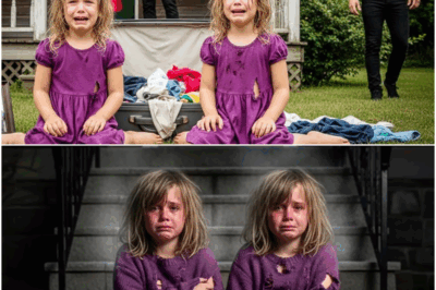 Little Twin Girls Kicked Out by Their Aunt After Parents’ Funeral — Then a Single Dad Rushed In and Changed Everything