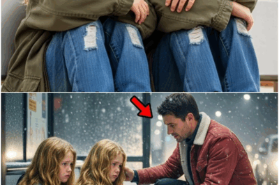 “You’re Coming With Me” — Single Dad Found Homeless Twin Girls at the Bus Stop, Unaware They Were His