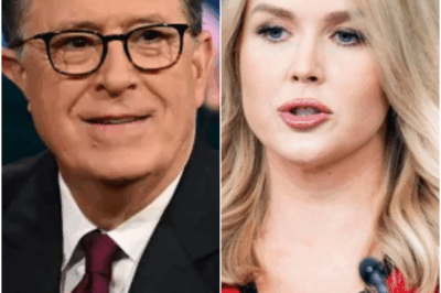 “Sit Down, Barbie.” — Stephen Colbert Silences Karoline Leavitt With a Brutal Truth