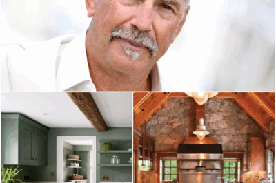 Kevin Costner’s Kitchen Showcases the 2025 Interior Trend Inspired by Nature’s Calm