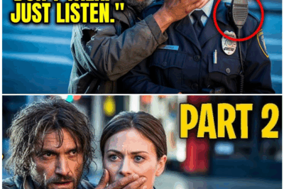 😱 “Homeless Man GRABS Female Cop’s Arm—Seconds Before She’s ATTACKED in Broad Daylight by a Hidden Threat!”