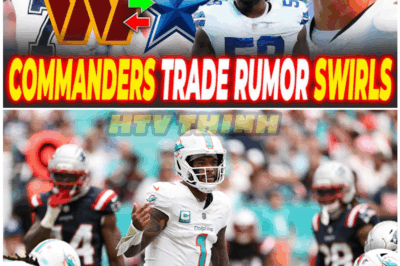 🦊 NFL RUMOR STORM: COWBOYS IN “NUCLEAR TALKS” WITH DOLPHINS—COMMANDERS NAME SURFACES IN BLOCKBUSTER BETRAYAL 🤯