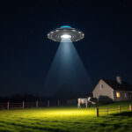 👽 Encounters of the Unseen Kind: Chilling Cow Abduction and UFO Sightings in France Captured on Night Vision!