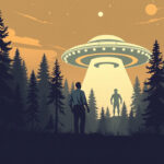 Unveiling the Unseen: A Man's 1945 Encounter with UFOs and Their Human-Like Inhabitants