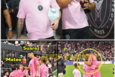 ⚡️When Legends Collide: Suarez’s Unforgettable Celebration with Messi’s Son Sparks a Family Frenzy!⚡️
