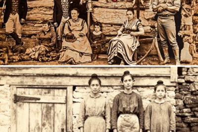 Experts Find 1878 Family Photo at Log Cabin, They Zoom in on Above the Door & Turn Pale