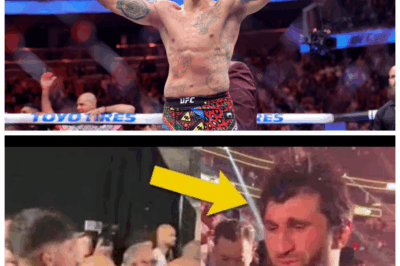 The aftermath of UFC 320 revealed a shocking backstage incident where Alex Pereira’s crew viciously mocked Magomed Ankalaev, igniting a firestorm of outrage and controversy—fans are calling it a disgrace to MMA! “Who needs class when you have power?” they sneered, as footage of the humiliating scene went viral, stirring fears that the sport is losing its dignity. With tensions rising and tempers flaring, insiders warn this could lead to a brutal rivalry that might destroy UFC’s reputation for good—are we witnessing the end of respectful competition? 🚨💥