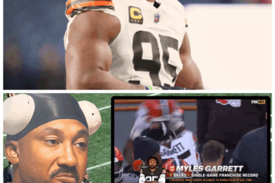 🐘 Locker Room EXPLODES 💣 Myles Garrett GOES OFF on Stefanski & Gabriel 😡 “We Deserve Better Than This!” ⚡ Browns’ Season in Total Freefall 😱 “When the leader’s voice cracks, the team collapses.” Cameras caught Garrett pacing, shouting, and slamming his helmet—an unfiltered moment of truth from the heart of Cleveland’s defense.👇