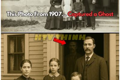 🦊 The 1907 Photograph That Shouldn’t Exist: Experts Discover a TERRIFYING Figure No One Remembered Seeing That Day — “It Wasn’t There… Until Now” 📸😱