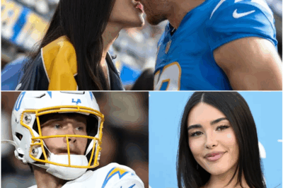 Madison Beer and Chargers QB Justin Herbert Make Romance Official With Sideline Smooch That Shocks Fans