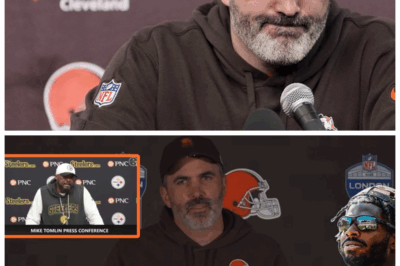 🐘⚡ Explosive: Kevin Stefanski Claps Back at Mike Tomlin’s Dagger-Like Insult Targeting Browns Front Office—Tensions Ignite Across the NFL! 💣 The unexpected war of words threatens to escalate into a full-blown feud, leaving fans and insiders on the edge of their seats. “Sometimes, the sharpest tongues cut the deepest wounds.” 👇