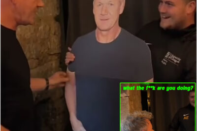 ‘What the f**k are you doing?’ Gordon Ramsay SWEARS at a super-fan who bombards him with a life-size cutout of the TV chef while having dinner in Glasgow